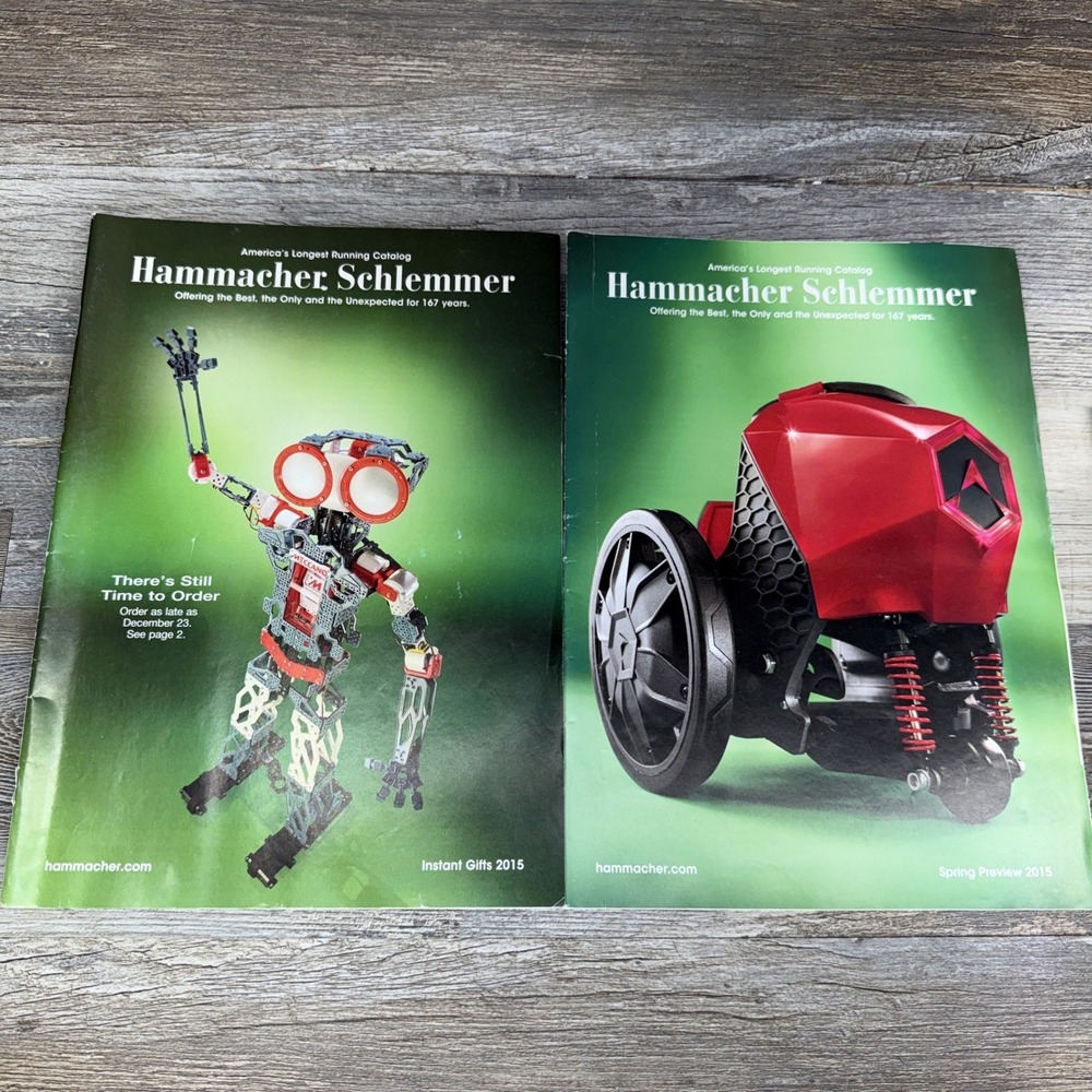 Hammacher Schlemmer Catalogs Lot Of 16 2015 Toys Gifts Mail Order - Picture 2 of 16